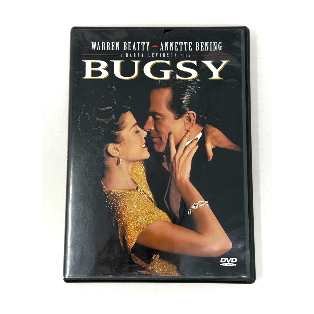 Bugsy DVD 1998 Warren Beatty Annette Bening Mafia Crime Drama Barry Levinson
